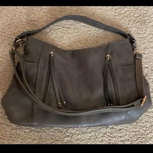 Women’s Gray Shoulder Bag